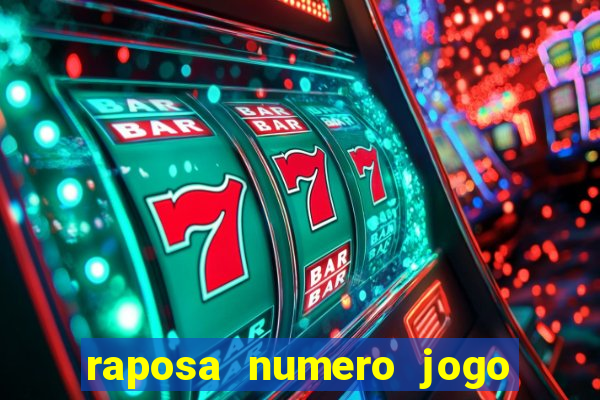 raposa numero jogo do bicho